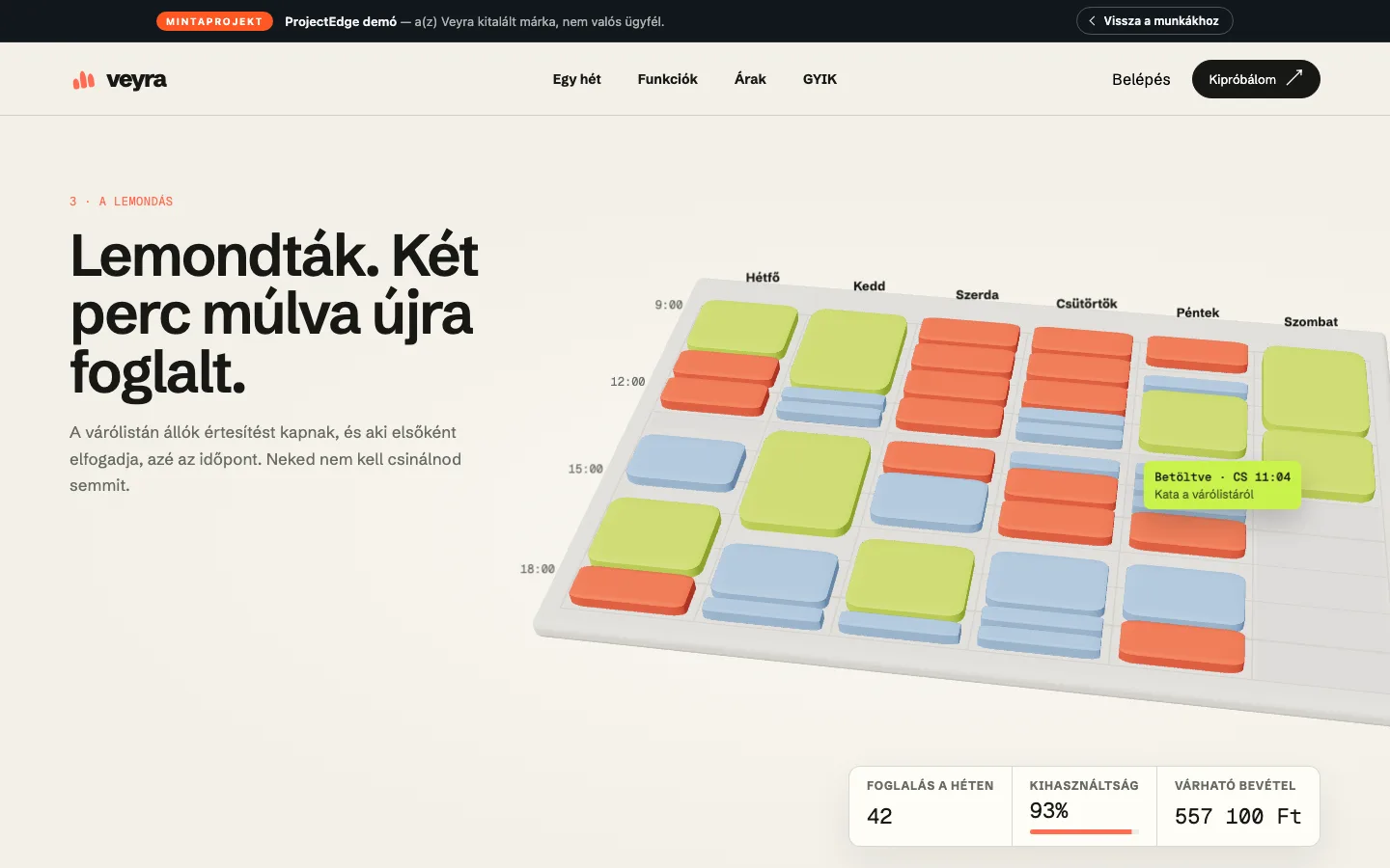 Veyra — SaaS és dashboard