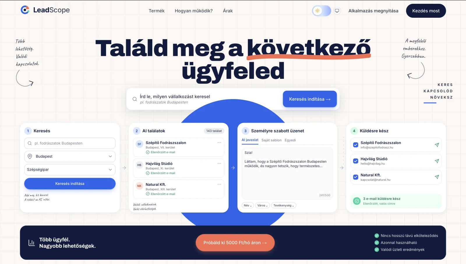 LeadScope.hu — B2B lead generálás